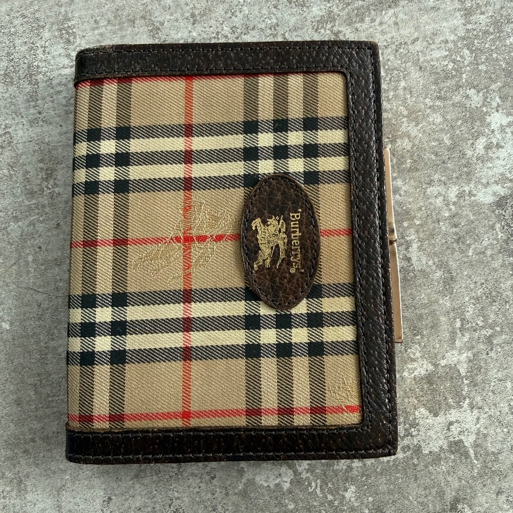 Burberry Nova Check Compact Wallet